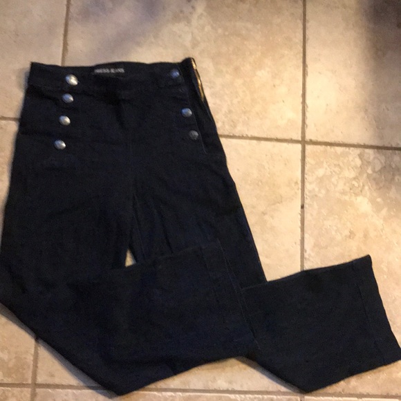 Express Wide Leg Crop Jeans - Picture 1 of 6
